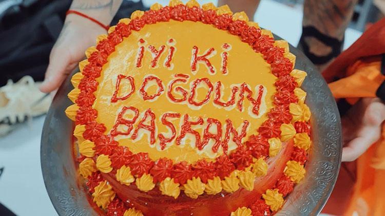 Galatasaraylı futbolculardan Ali Koç’a pasta!