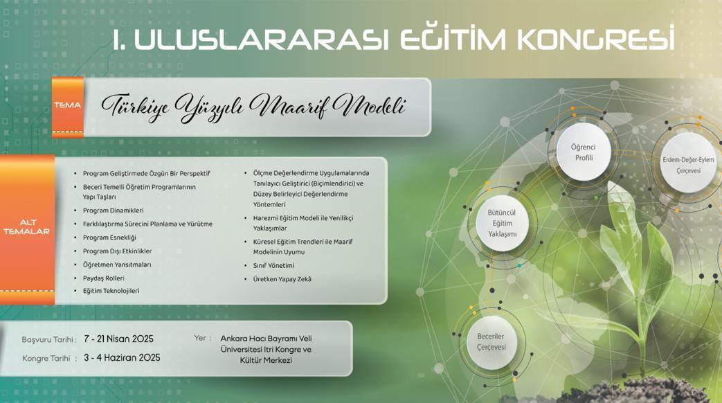 ‘Uluslararası Eğitim Kongresi’ müracaatları başladı