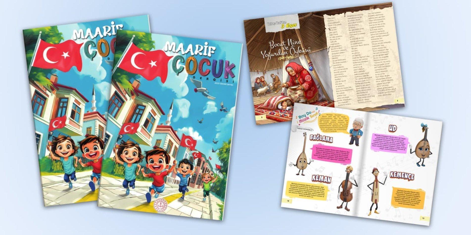 Astronot Gezeravcı “Maarif Çocuk” mecmuasında