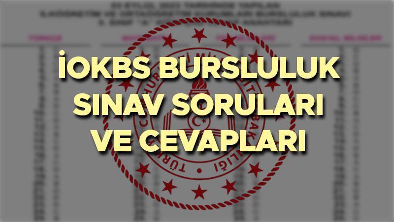 BURSLULUK İMTİHAN SORULARI VE YANIT ANAHTARI 2025 ODSGM GÖRÜNTÜLEME | İOKBS Bursluluk imtihan sonuçları ne vakit açıklanacak? 5, 6, 7, 8 ile Hazırlık Sınıfı, 9, 10 ve 11 Bursluluk soru kitapçıkları ve yanıtları nasıl indirilir?