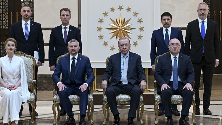 Cumhurbaşkanı Erdoğan 5 ülkeden büyükelçileri kabul etti