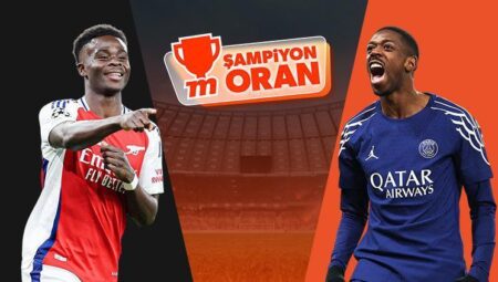 Devler Ligi’nde Arsenal ile PSG karşılaşıyor! Kritik maçın heyecanı Şampiyon Oranlar ile Misli’de