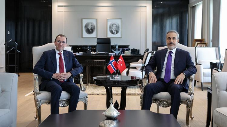 Dışişleri Bakanı Hakan Fidan Norveçli mevkidaşı ile görüştü