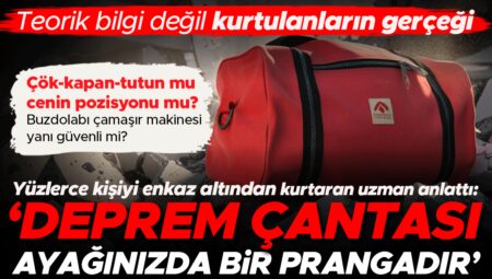 Hâlâ bu yanlışları yapıyoruz! Zelzele anında ne yapmalıyız? Zelzelede hayat kurtaran şey zelzele çantası değil aldığınız durum