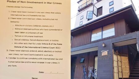Japon otelinden İsrail ve Rus tarifesi: Savaş kabahati işlediniz mi