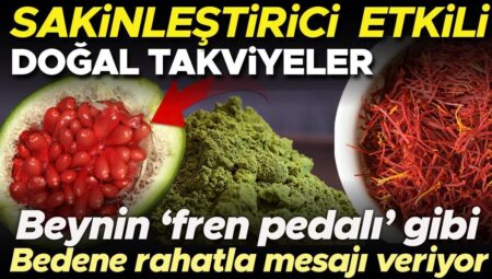 Sakinleştirici tesiri olan doğal uyku takviyeleri! Beynin fren pedalı üzere, vücuda rahatla iletisi veriyor