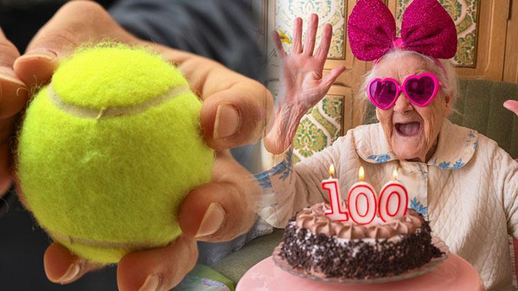 100 yaşın sırrı avucunuzda! Sıhhatinizi ele veriyor, tek gereken bir tenis topu…