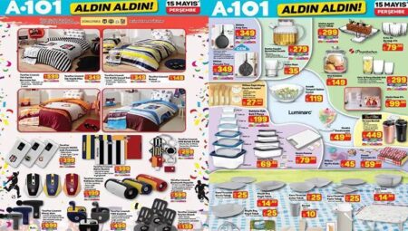 15 MAYIS A101 AKTÜEL İNDİRİMLERİ KATALOĞU 2025 (ALDIN ALDIN AFİŞİ) || A101 yeni eserler broşürü bu hafta neler sunuyor? A101’lere su sebili, piyano, dijital bateri seti geliyor