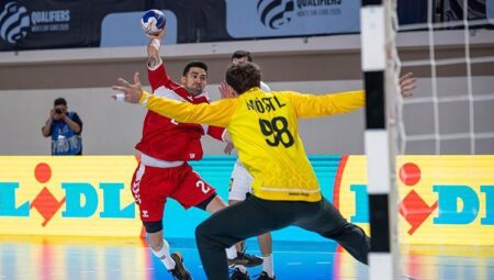 A Ulusal Erkek Hentbol Ekibi, Avusturya’ya mağlup oldu
