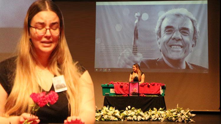 Ali Özgentürk’e veda… Babasına son kere baktı…