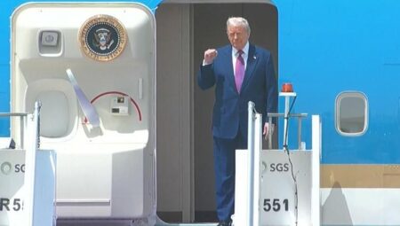 CANLI                 Son dakika… Trump, Orta Doğu çeşidinin birinci ayağı Suudi Arabistan’da: Suudi F-15’i