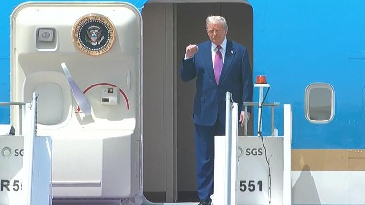 CANLI                 Son dakika… Trump, Orta Doğu çeşidinin birinci ayağı Suudi Arabistan’da: Suudi F-15’i