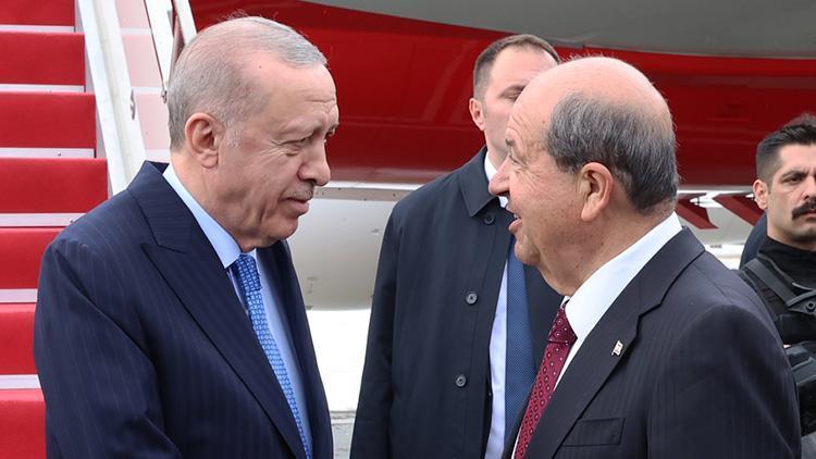 Cumhurbaşkanı Erdoğan KKTC’de: Rum idaresi telaşlandı