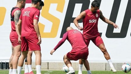 Galatasaray, Trabzonspor maçı hazırlıklarına devam etti