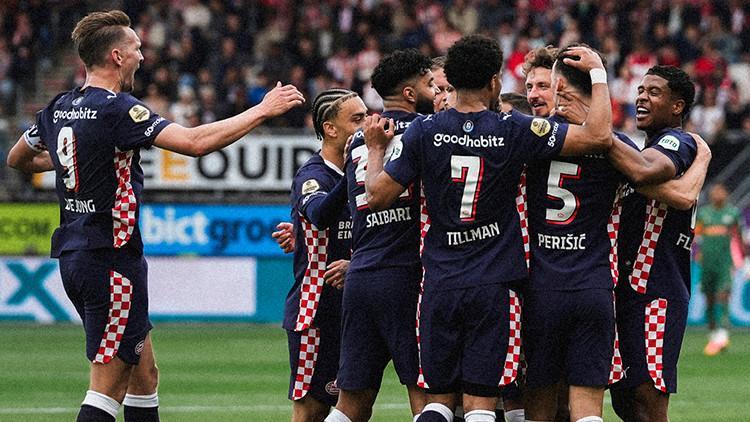 Hollanda’da şampiyon PSV Eindhoven!