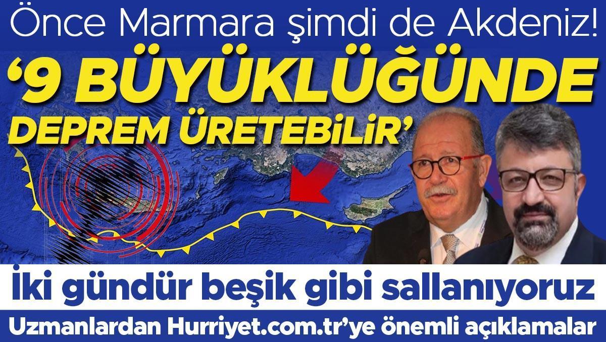 İki gündür beşik üzere sallanıyoruz! Evvel Marmara artık Akdeniz… ‘9 büyüklüğünde sarsıntı üretebilir’