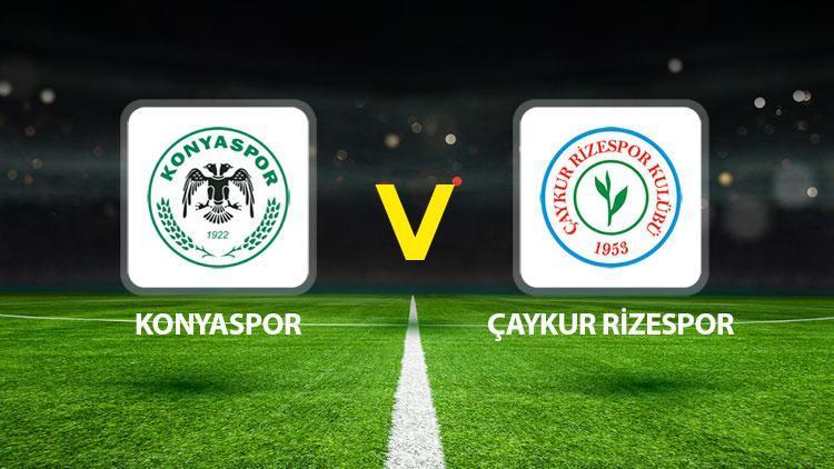 Konyaspor Çaykur Rizespor maçı ne vakit saat kaçta hangi kanalda?
