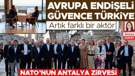 NATO bakanları Antalya’da buluştu