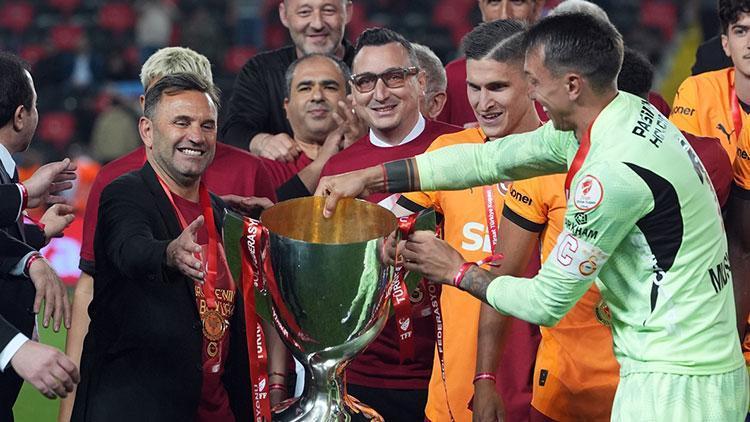 Okan Buruk 2. sefer kupayı aldı, efsaneler ortasına girdi!
