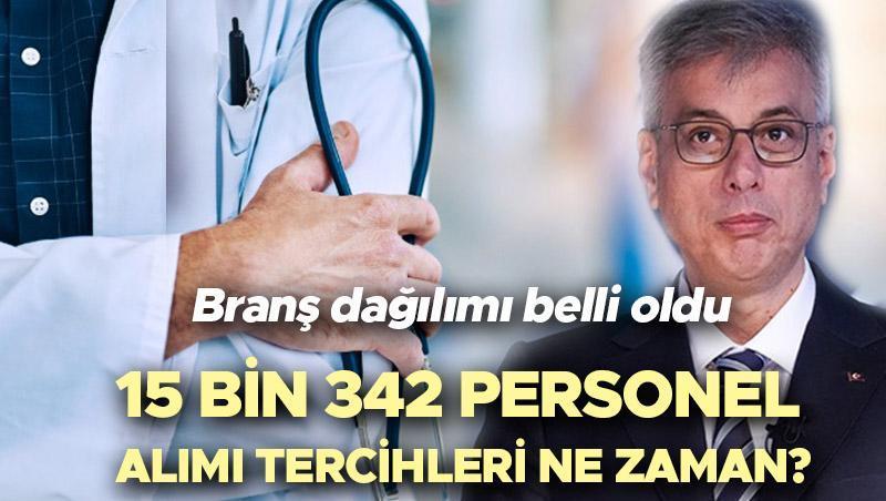 SAĞLIK BAKANLIĞI PERSONEL ALIMI ÖSYM KPSS TERCİH KILAVUZU 2025 (Branş ve kontenjan dağılımı) |Sağlık Bakanlığı 15 bin 342 kontratlı işçi alımı branş dağılımı Resmi Gazete’de! Müracaatlar ne vakit, koşulları neler, kılavuz yayınlandı mı? Bakan Memişoğlu duyurdu!