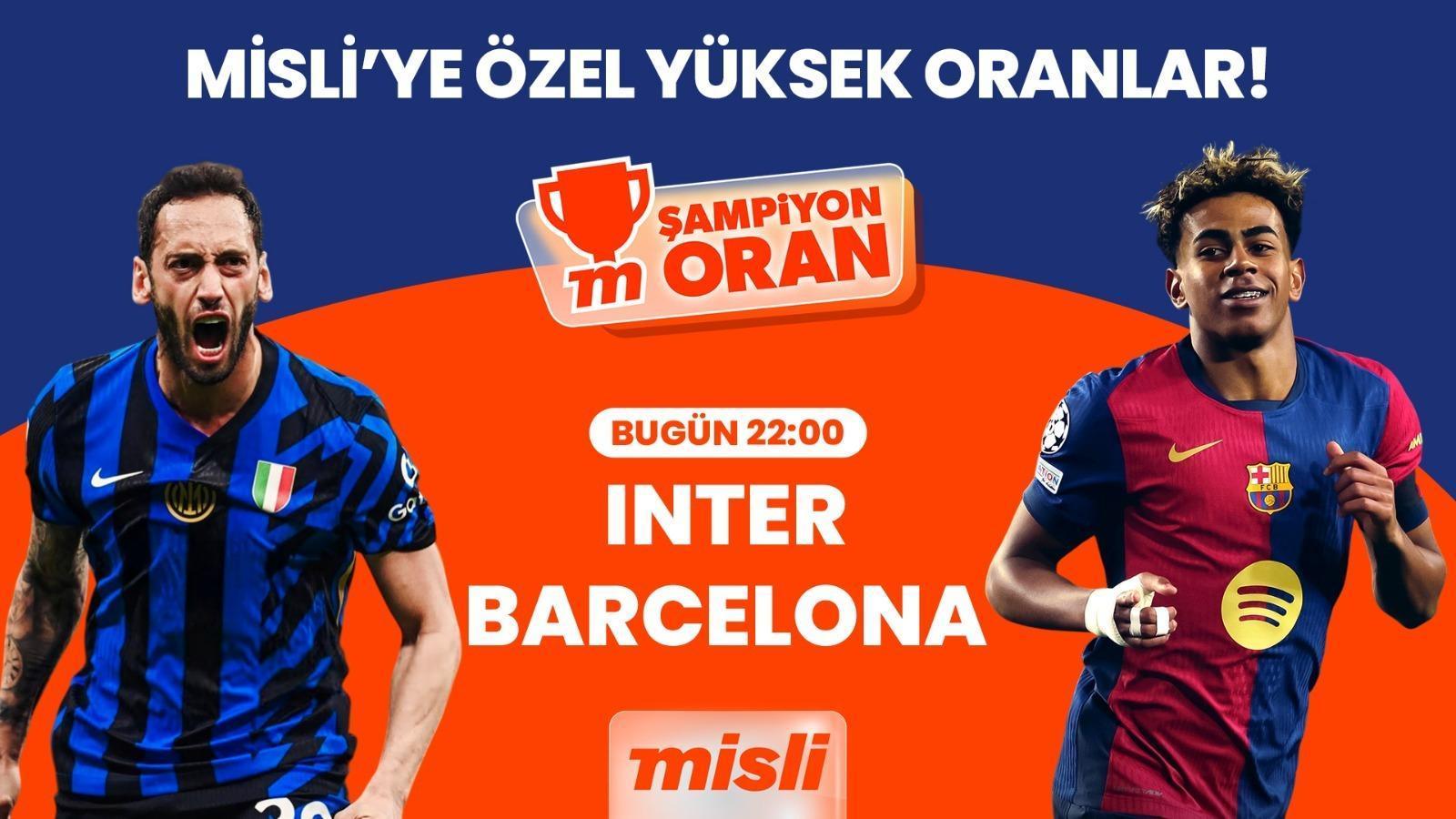 Şampiyonlar Ligi’nde Birinci Finalist Aşikâr Oluyor… Inter – Barcelona uğraşı Şampiyon Oranlar ile Misli’de!