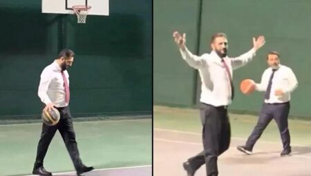 Suriye’de dikkat çeken imaj: Şara hünerlerini sergiledi