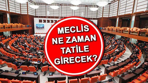 TBMM tatil tarihi 2025 | Meclis ne vakit kapanacak, Türkiye Büyük Millet Meclis tatile girdi mi?