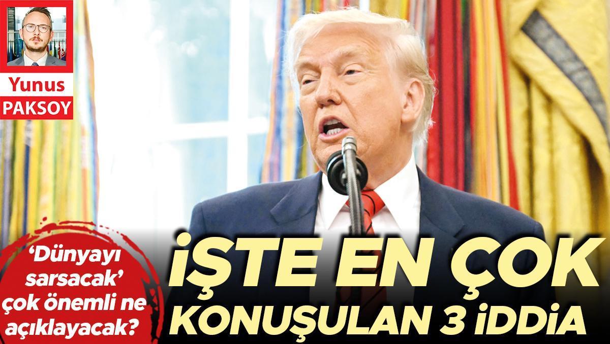 Trump ‘dünyayı sarsacak’ çok değerli ne açıklayacak