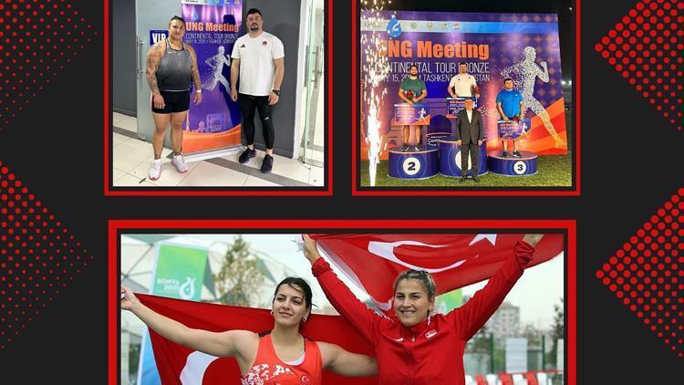 Ulusal atletler, Özbekistan’da 4 madalya kazandı!