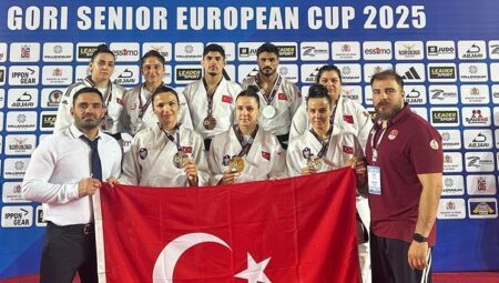 Ulusal judoculardan Avrupa Kupası’nın birinci gününde 1’i altın 8 madalya!