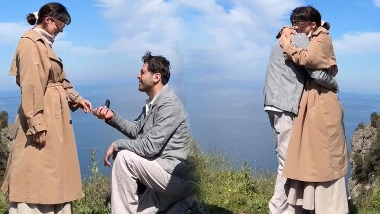 Ünlü oyuncu evlendiyor… Deniz kıyısında romantik teklif!