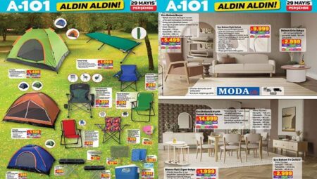 A101 AKTÜEL KATALOĞU BU HAFTA AFİŞİ 29 MAYIS 2025 || A101 broşürü Perşembe günü hangi eserler geliyor? A101 indirim kataloğu ile kapsüllü kahve makinesi, kamp çadırı, hepa filtreli dikey süpürge geliyor!