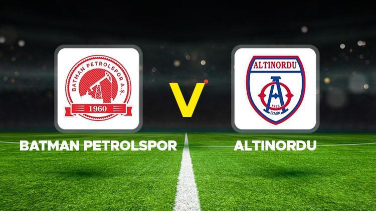 Batman Petrolspor-Altınordu maçı ne vakit, saat kaçta, hangi kanalda? 2. Lig Play-Off 3. Tıp rövanş mücadelesi!