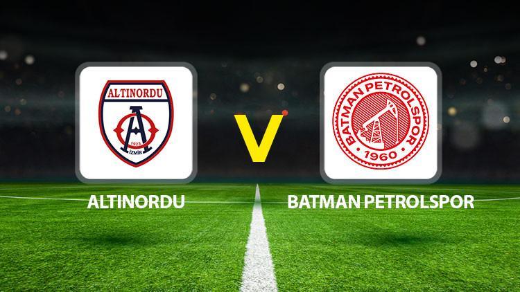 CANLI YAYIN BİLGİSİ: Altınordu Batman Petrolspor maçı ne vakit saat kaçta hangi kanalda? 2.Lig’de Play Off heyecanı!