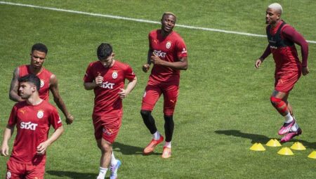 Galatasaray, Göztepe maçının hazırlıklarını sürdürdü