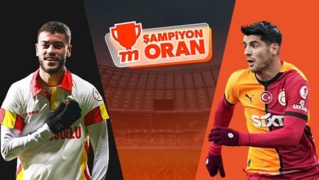 Galatasaray, Süper Lig’de Göztepe’nin konuğu olacak! Maçın heyecanı Şampiyon Oranlar ile Misli’de