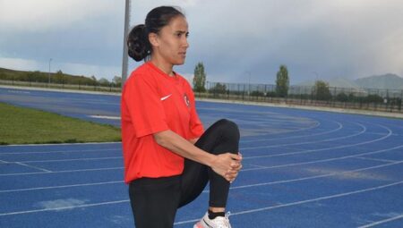 Her gün 30 kilometre koşan ulusal atlet Derya, gözünü Avrupa Kupası’na dikti