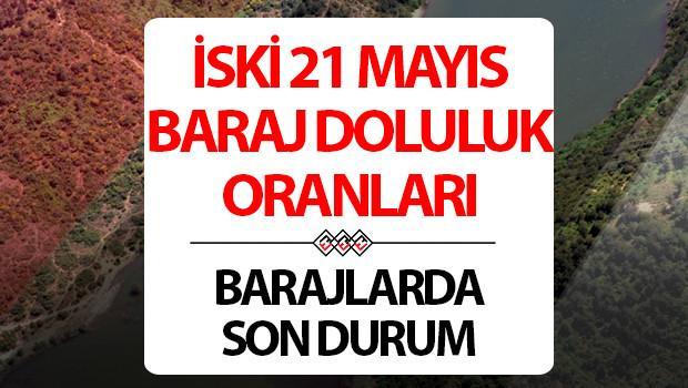 İSKİ İSTANBUL BARAJ DOLULUK ORANLARI 21 MAYIS | İSKİ Baraj doluluk oranı yüzdesi kaç oldu?