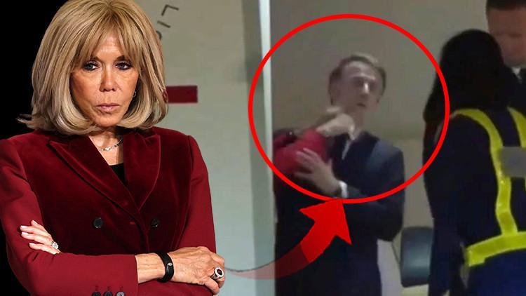 Macron eşinden tokat mı yedi? Dünya gündemine oturan imgeler