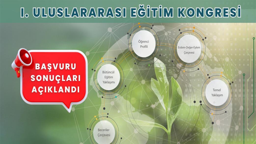 Memleketler arası Eğitim Kongresi müracaat sonuçları