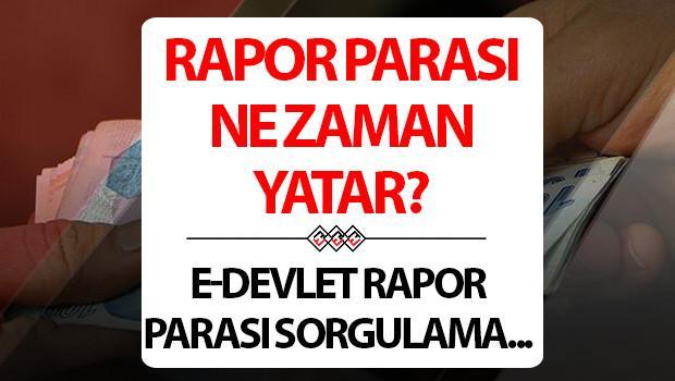 Rapor parası ne vakit yatar? PTT SGK İş görememezlik parası ödeme tarihleri