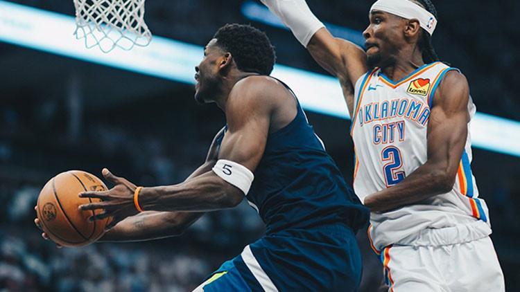 Timberwolves, Thunder’ı 143-101 yenerek seride durumu 2-1 yaptı!