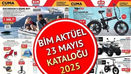 YENİ BİM AKTÜEL 23 MAYIS 2025 KATALOĞU- İNDİRİMLİ ESERLER || Bim’de bu hafta cuma neler var? Bim aktüel eserler 23 Mayıs Şişme Bot, Katlanabilir Elektrikli Bisiklet, Elektrikli Scooter getiriyor!