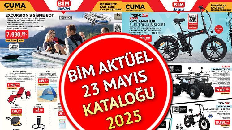 YENİ BİM AKTÜEL 23 MAYIS 2025 KATALOĞU- İNDİRİMLİ ESERLER || Bim’de bu hafta cuma neler var? Bim aktüel eserler 23 Mayıs Şişme Bot, Katlanabilir Elektrikli Bisiklet, Elektrikli Scooter getiriyor!