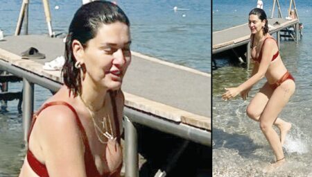 25 kilo verdi dönemi açtı… Bergüzar Korel’in tatil keyfi!