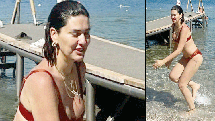 25 kilo verdi dönemi açtı… Bergüzar Korel’in tatil keyfi!