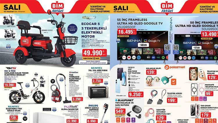 3 HAZİRAN BİM KATALOĞU 2025 KURBAN BAYRAMI || Bu hafta bim’e gelecek eserler neler? Bim aktüel katalog 3 Tekerlekli Elektrikli Motor, Kalın Teker Elektrikli Bisiklet, BTU Klima getiriyor!