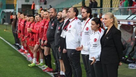 A Ulusal Bayan Futbol Grubu, UEFA Uluslar Ligi’nde yarın Yunanistan ile karşılaşacak