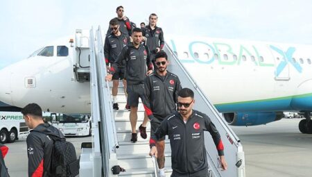 A Ulusal Futbol Grubu, Meksika hazırlık maçı için Kuzey Carolina’ya geldi