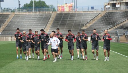 A Ulusal Futbol Kadrosu, Meksika maçının hazırlıklarına başladı!